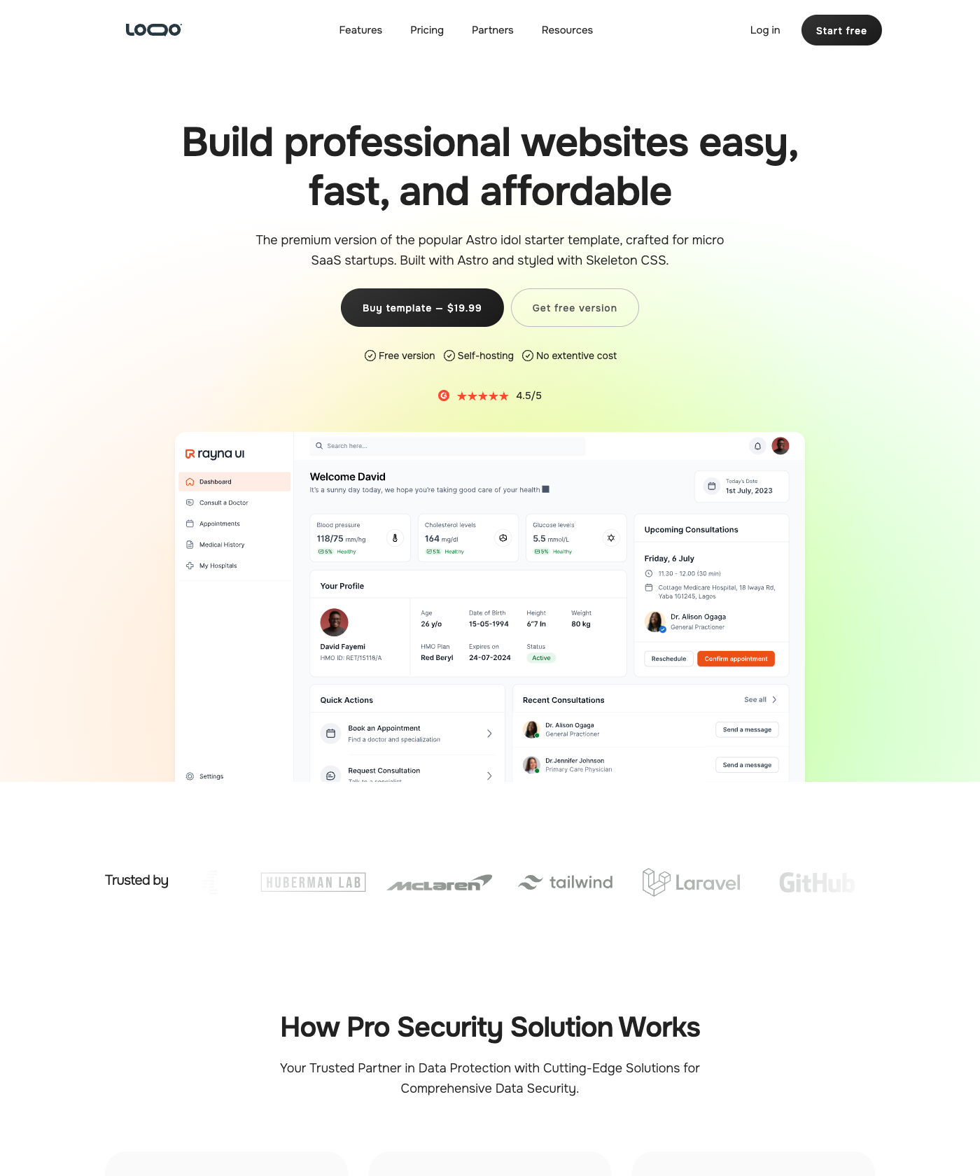 Screenshot of Astrodol Pro