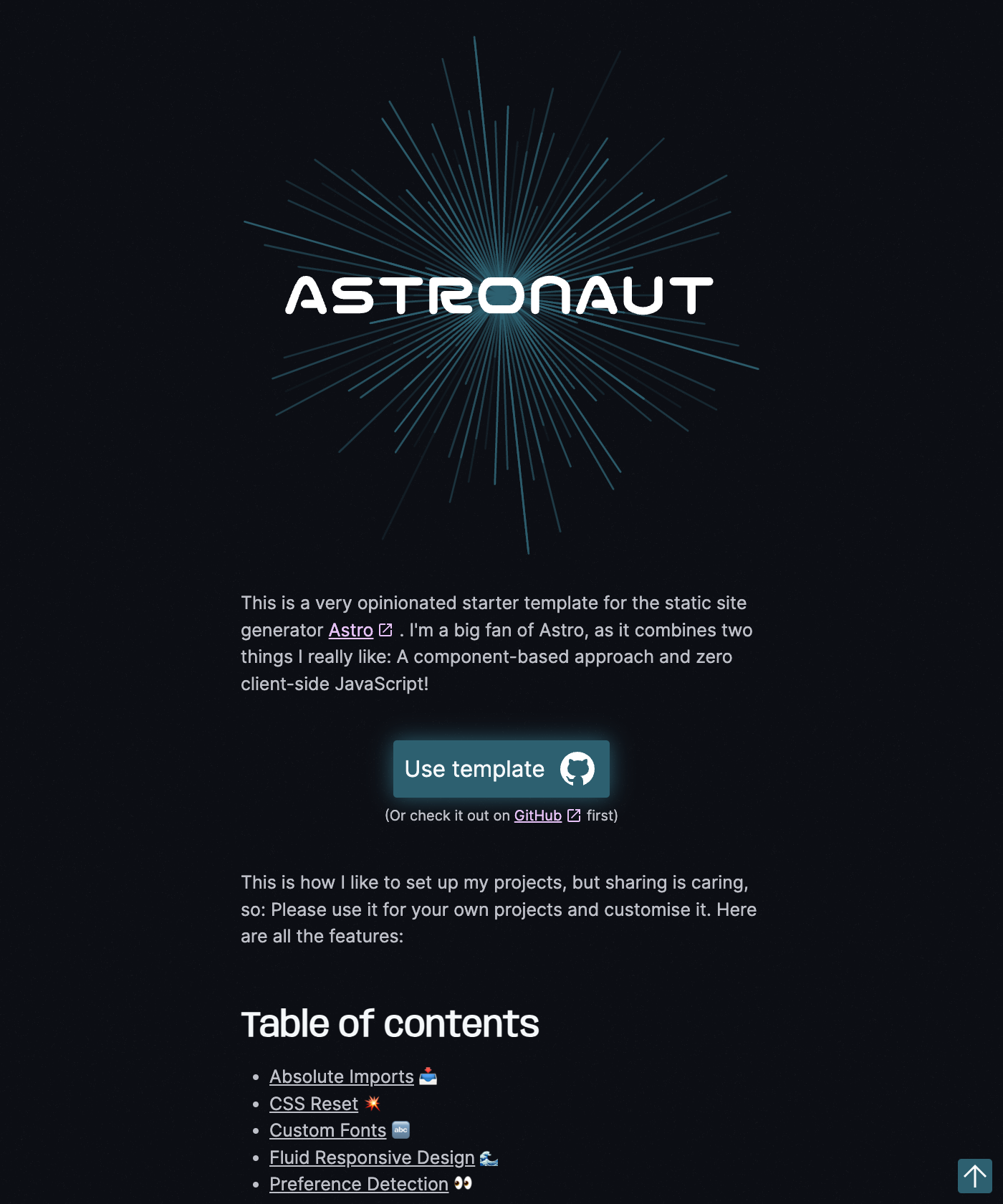 Screenshot of Astronaut