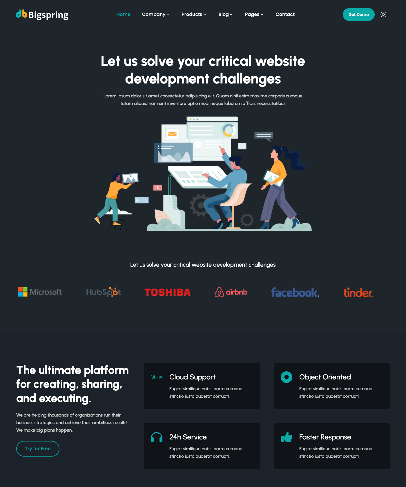 Screenshot of Bigspring Astro