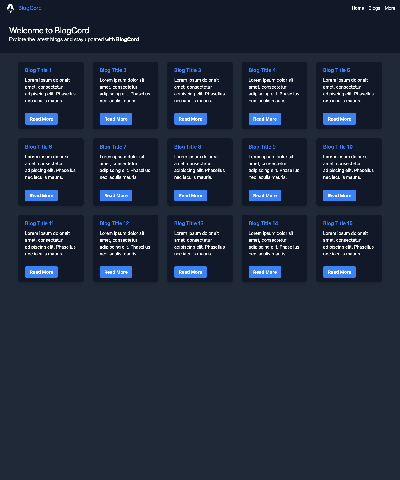 Screenshot of BlogCord