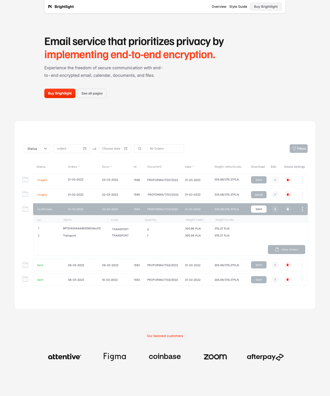 Screenshot of Brightlight
