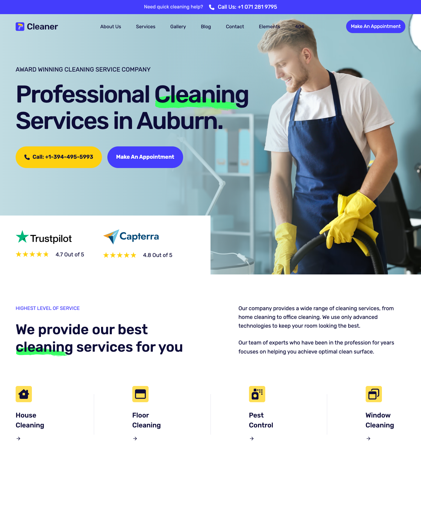 Screenshot of Cleaner Astro