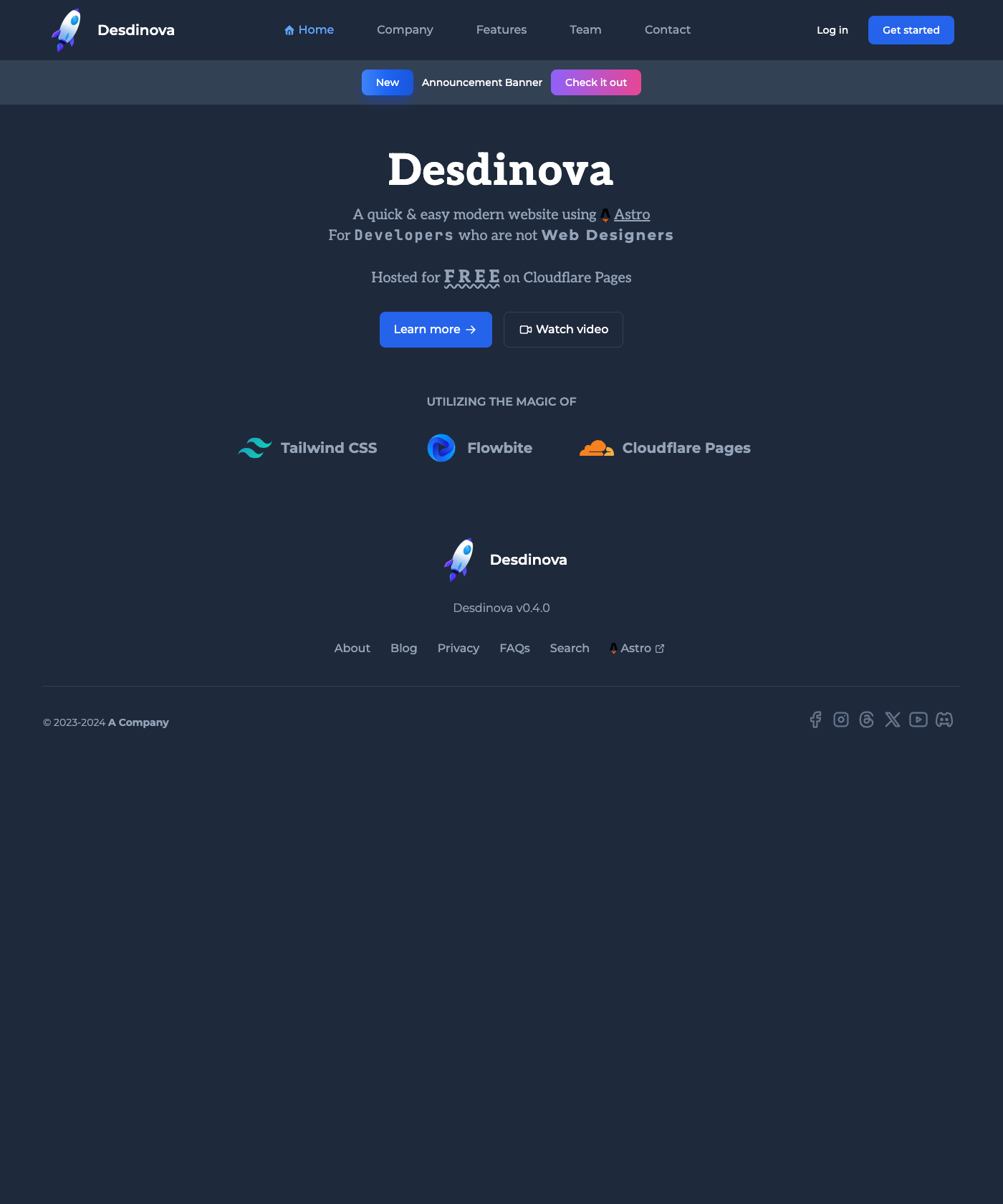 Screenshot of Desdinova