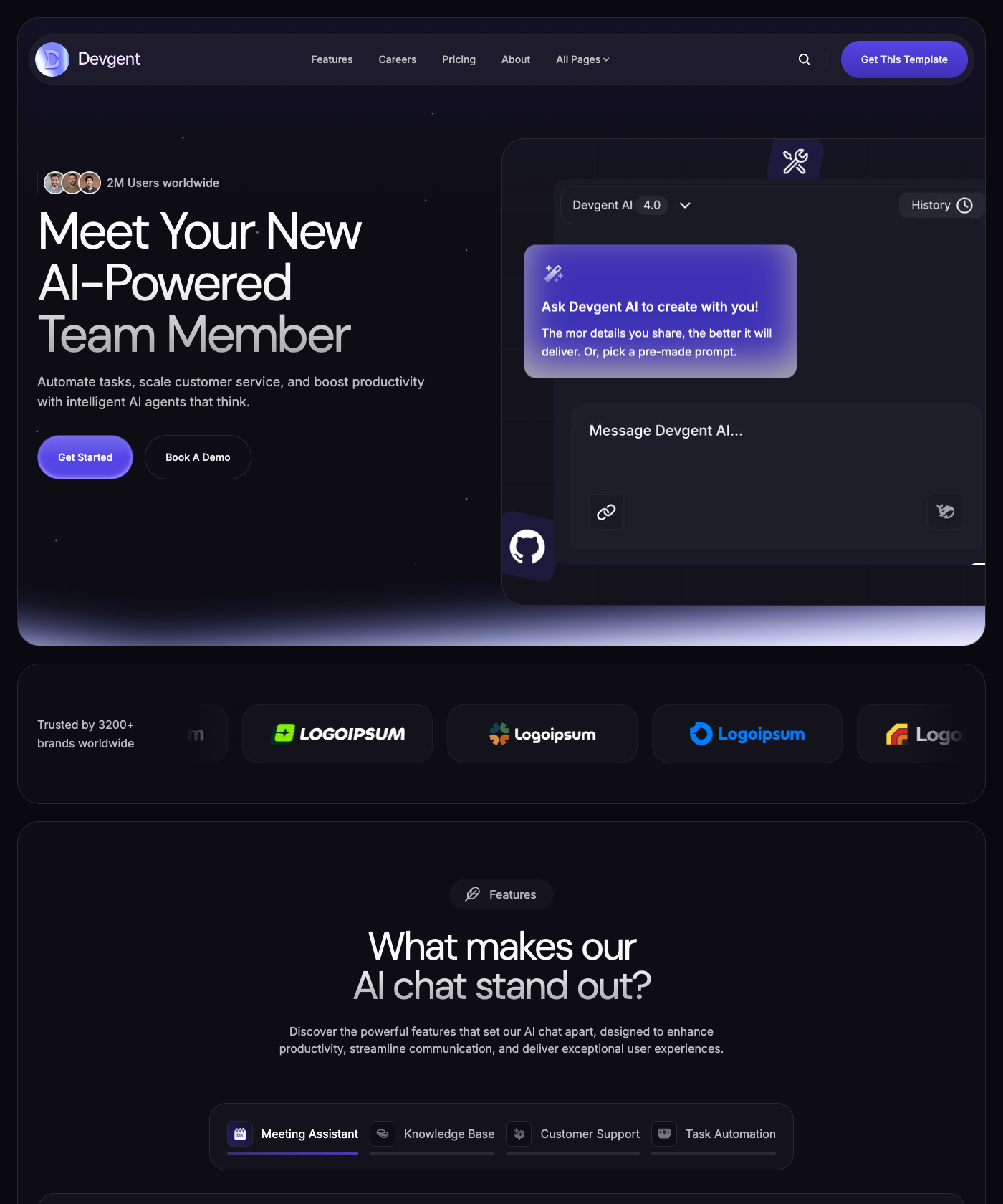 Screenshot of Devgent Astro