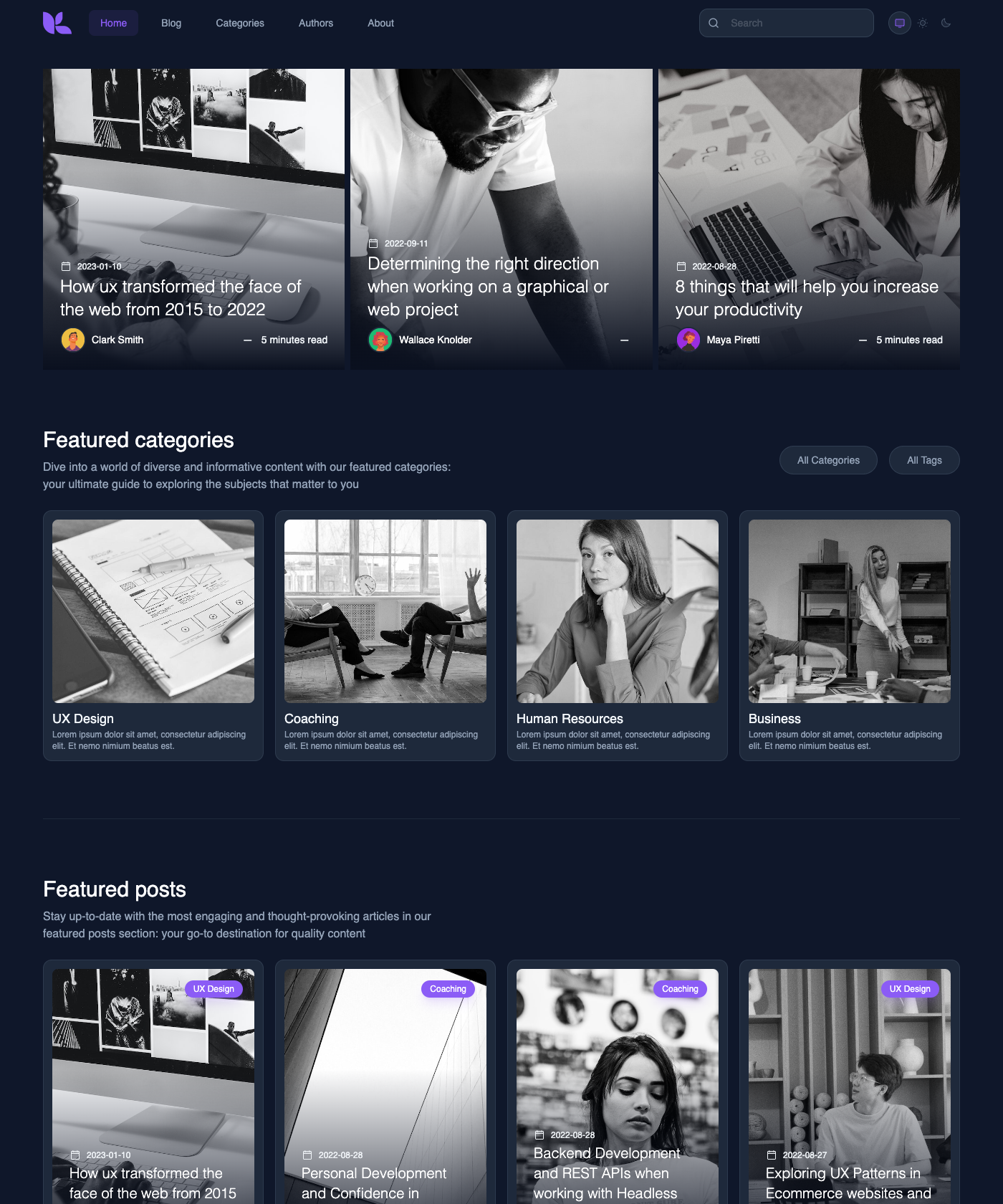 Screenshot of Astro Folio