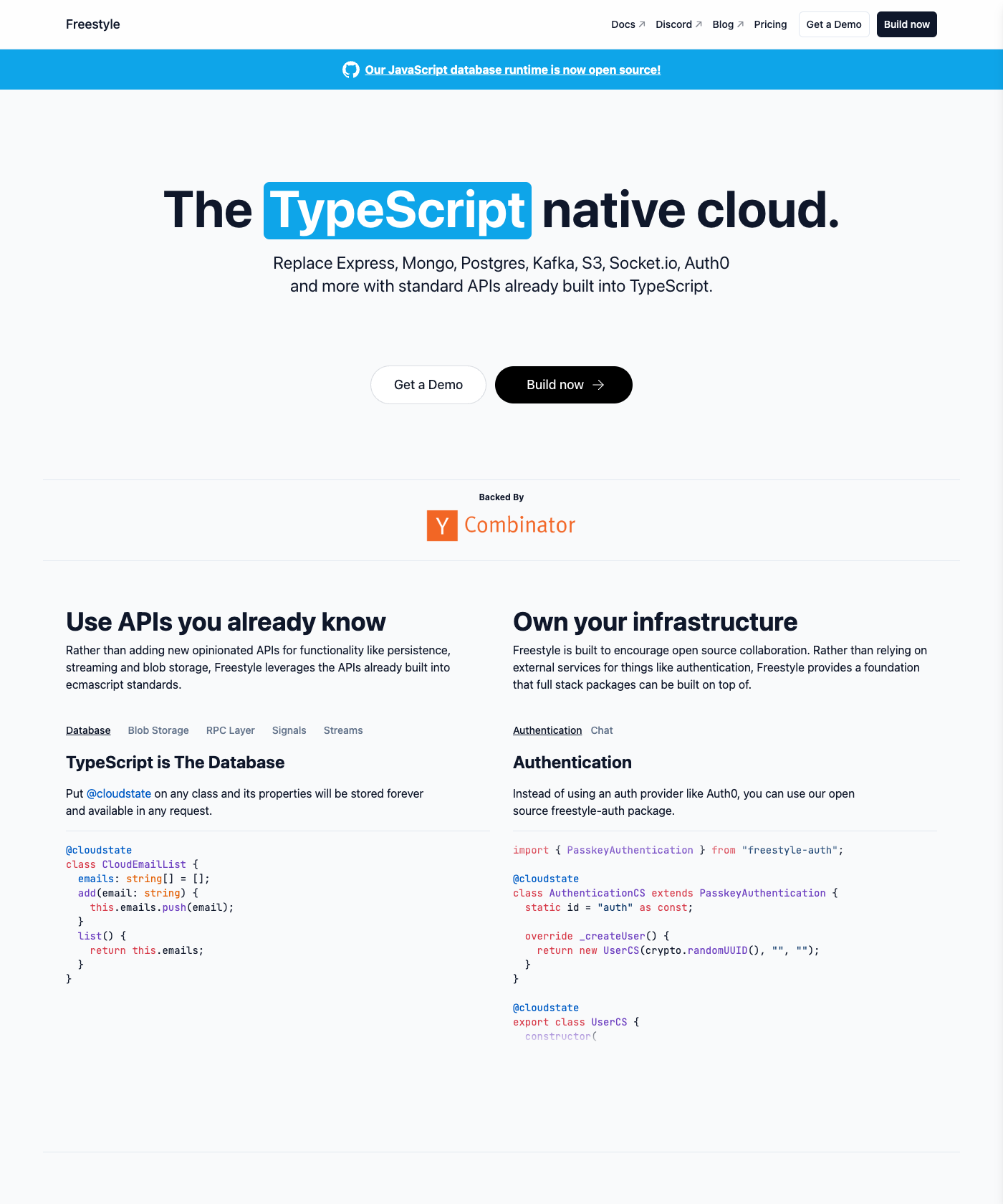 Screenshot of Freestyle Astro Template