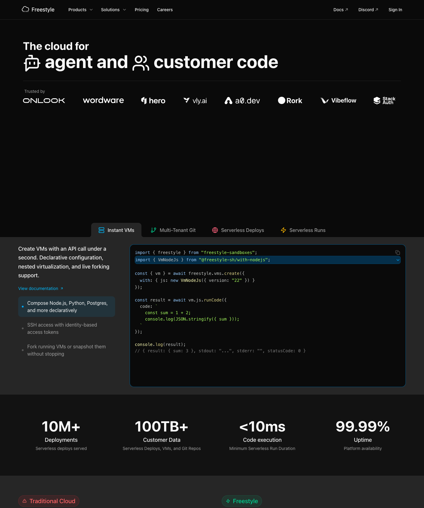 Screenshot of Freestyle Astro Template
