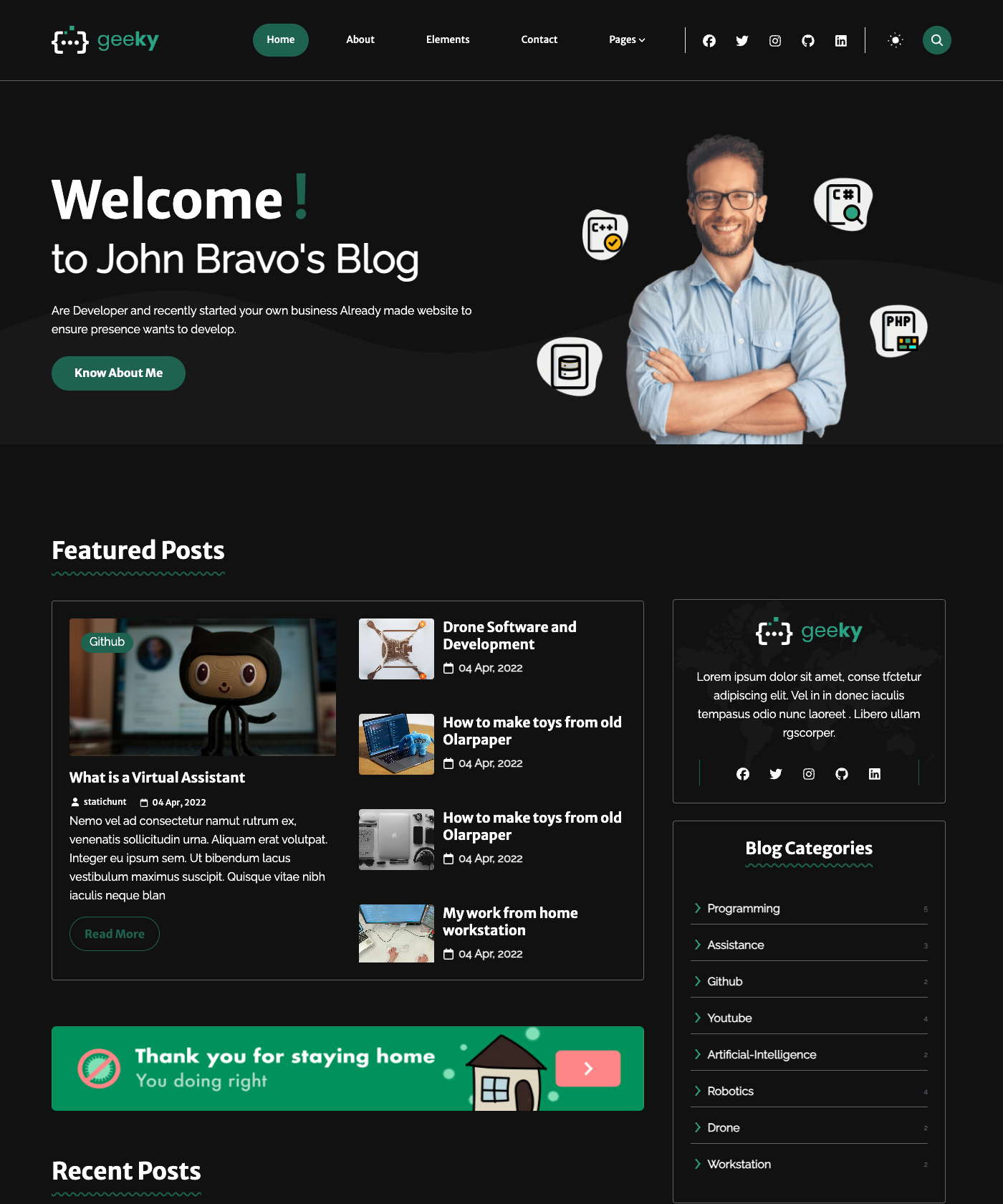 Screenshot of Geeky Astro