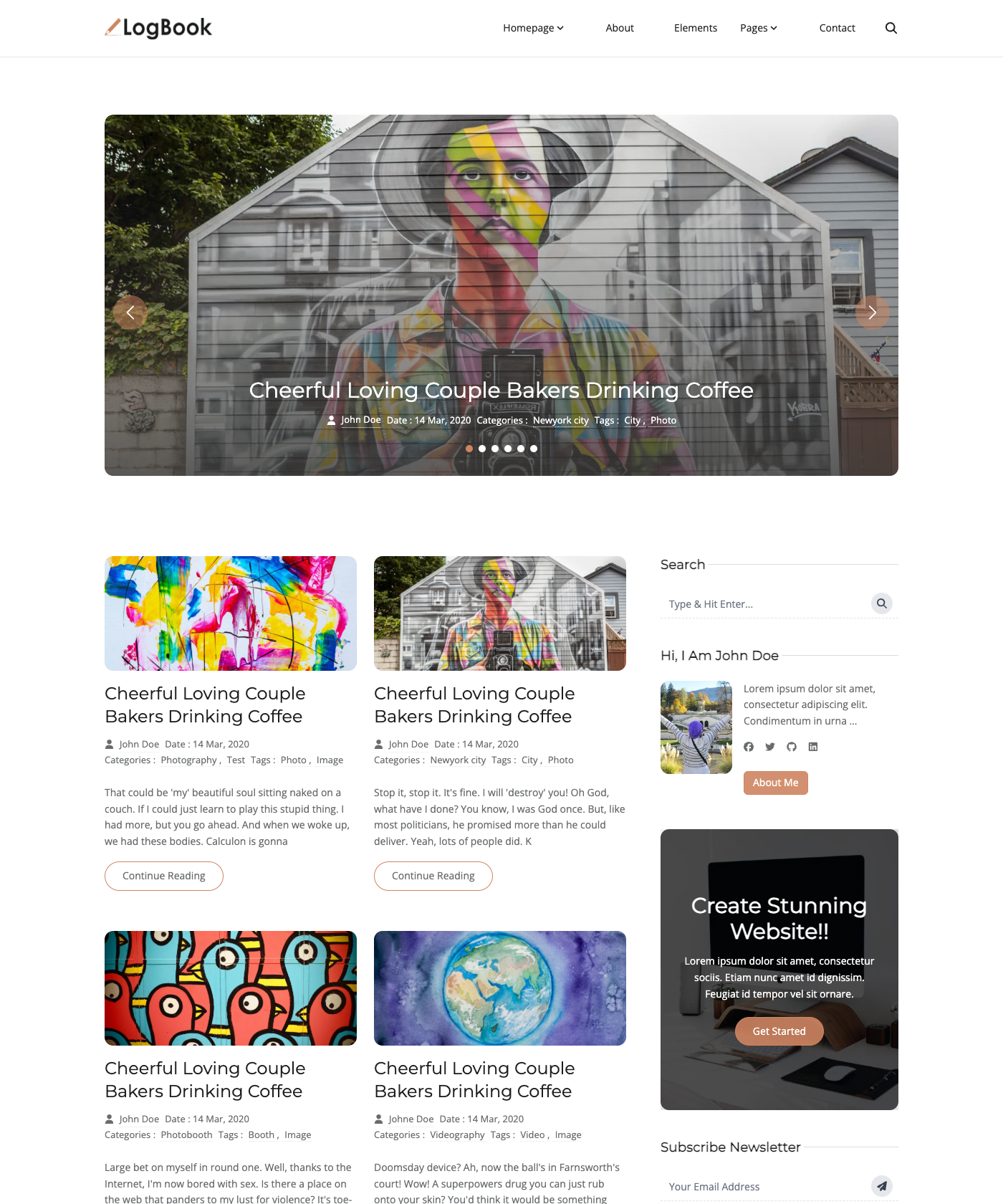 Screenshot of Logbook Astro