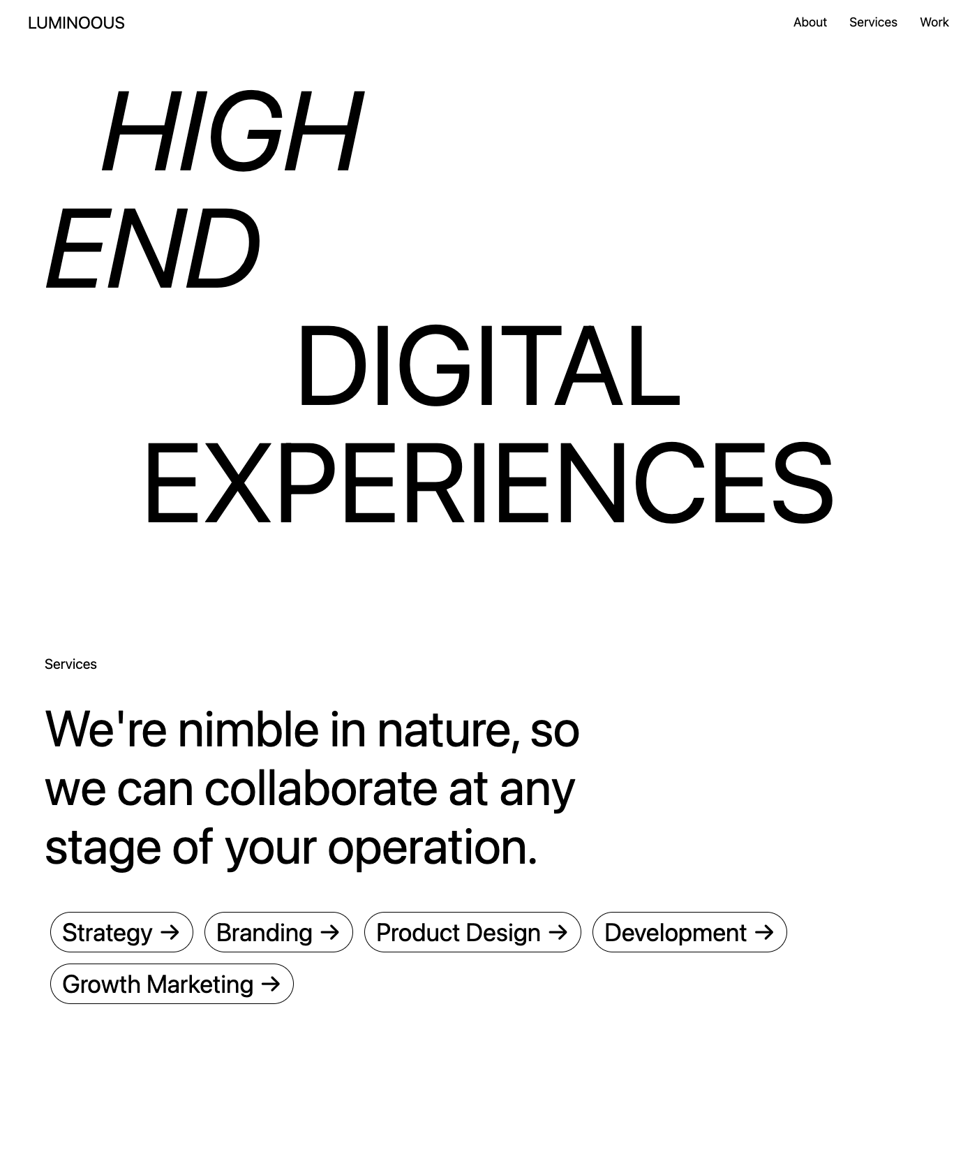 Screenshot of Luminoous