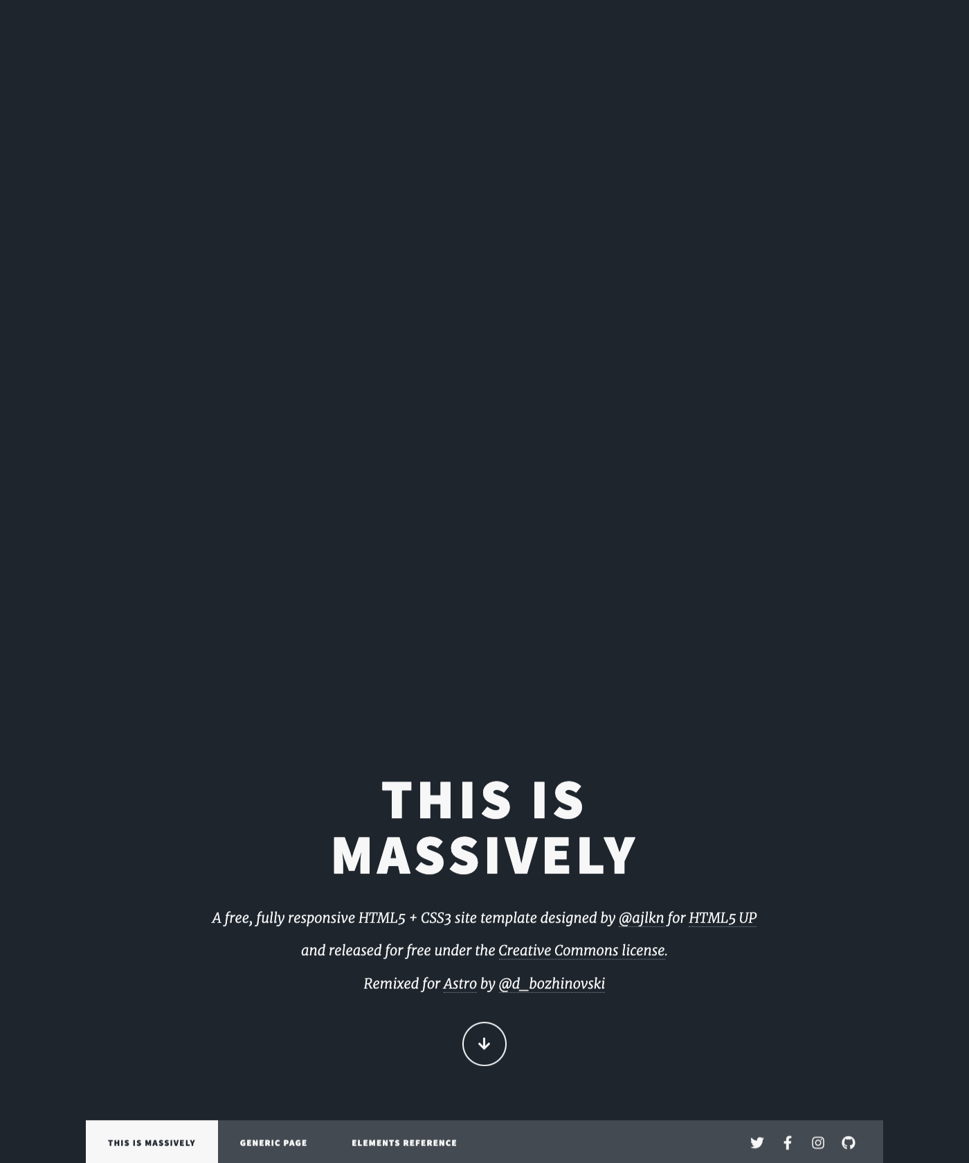 Screenshot of Massively