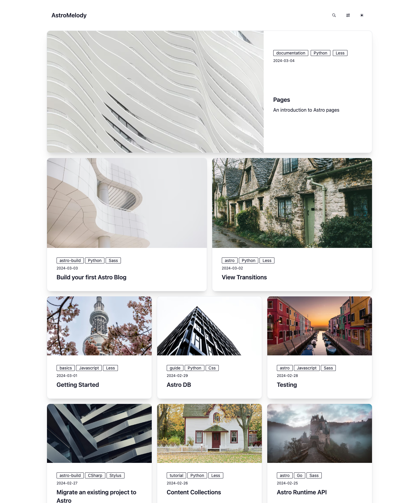 Screenshot of Melody