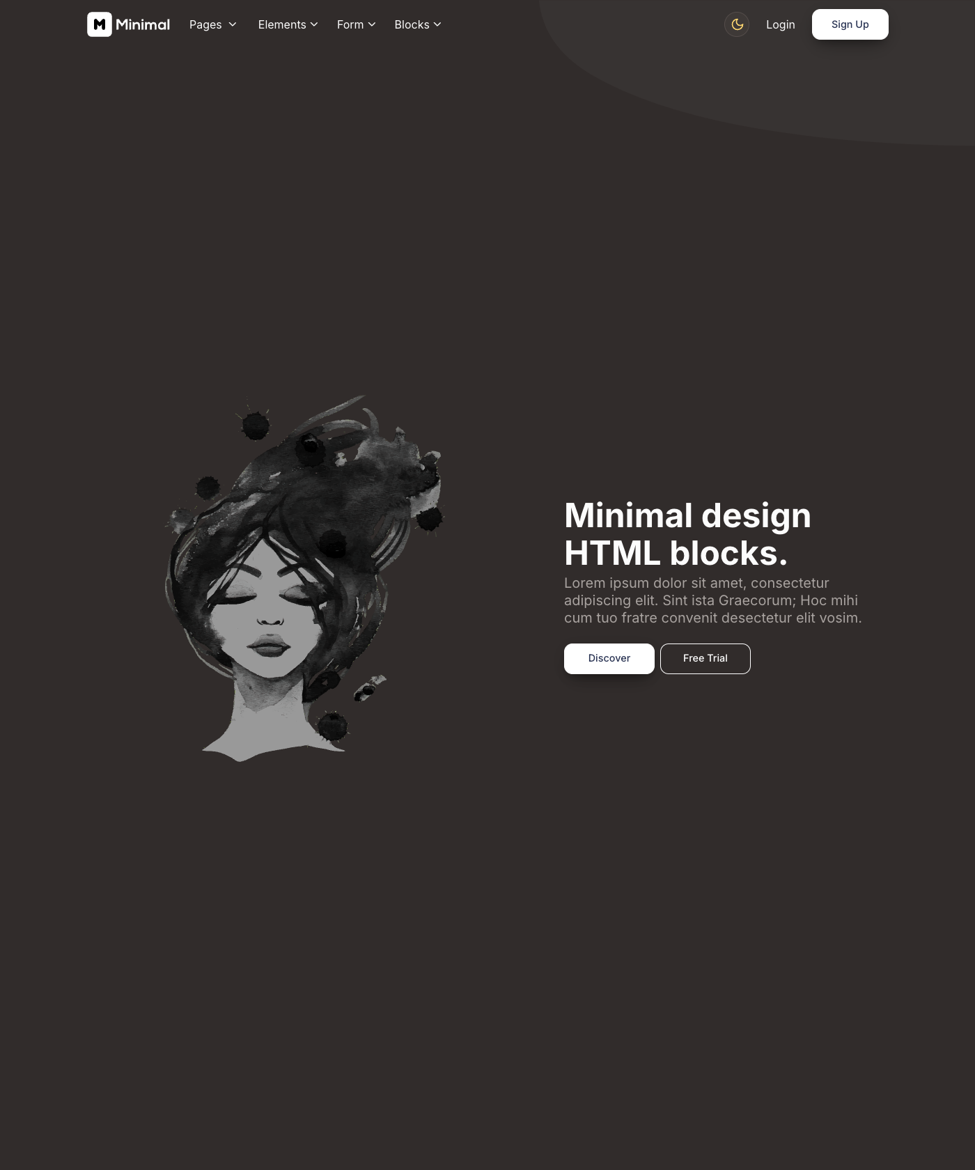 Screenshot of Astro Minimal