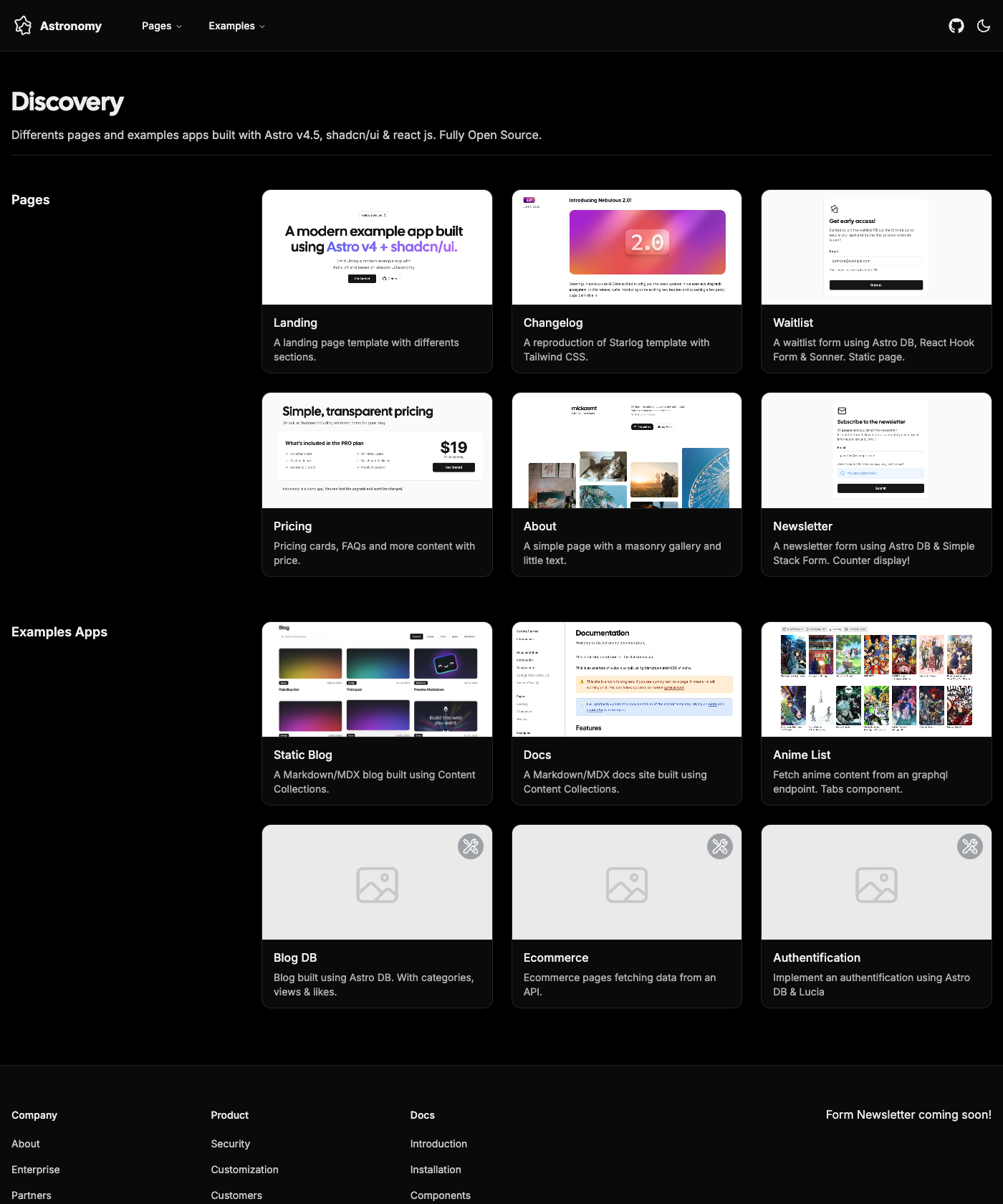 Screenshot of Astro-nomy