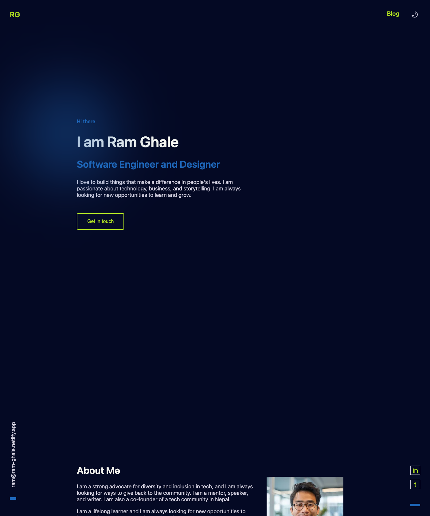 Screenshot of Ram Ghale