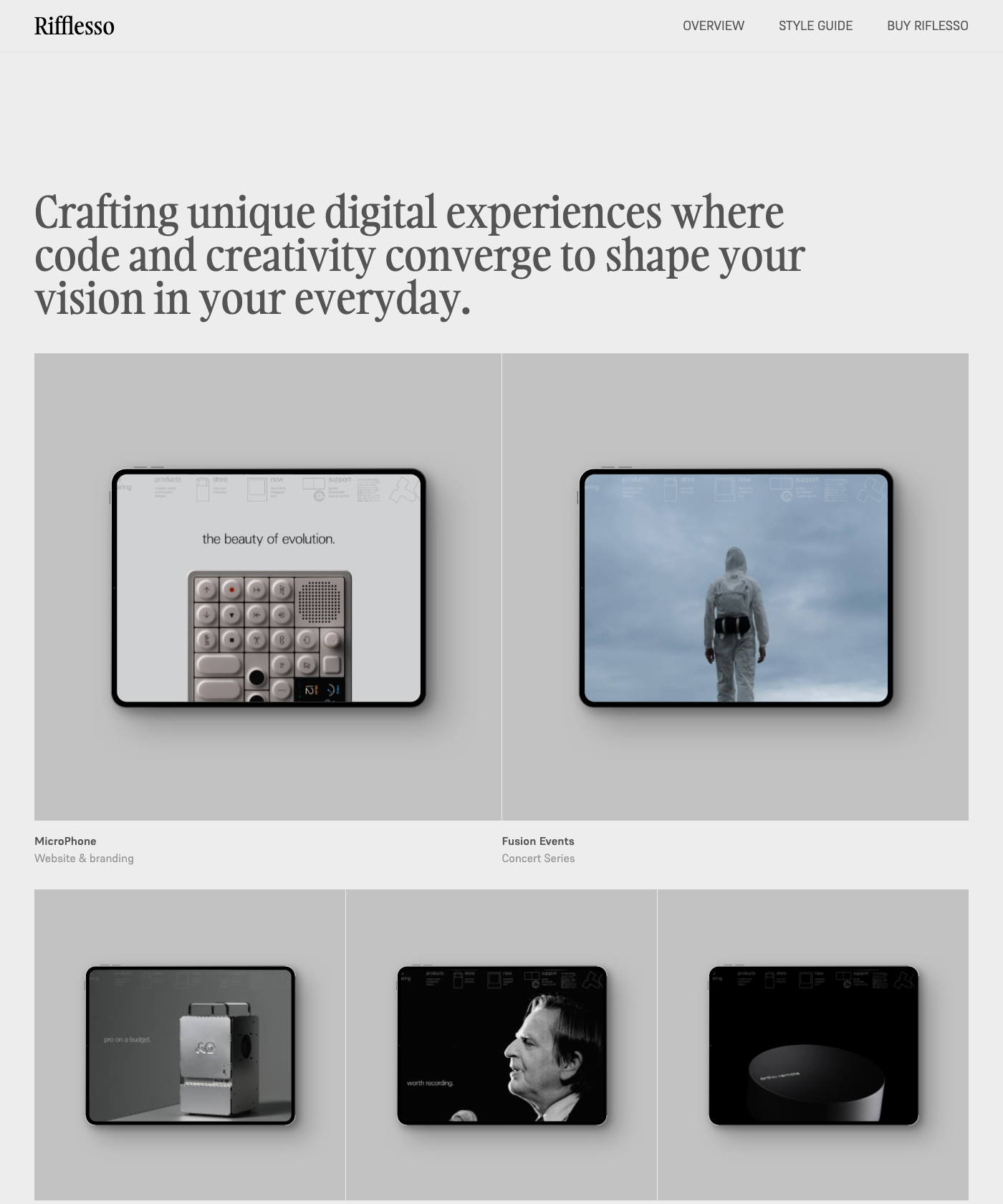 Screenshot of Riflesso