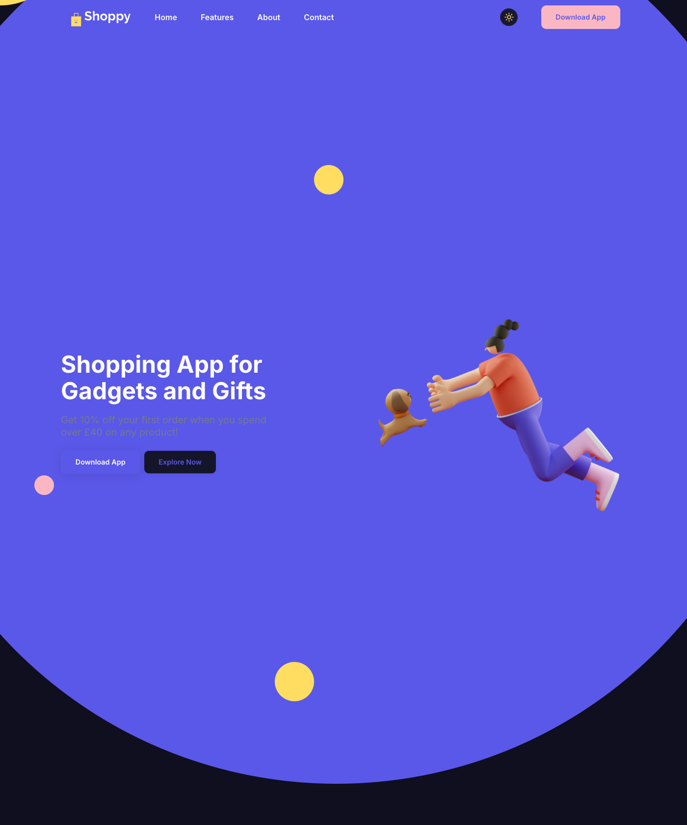 Screenshot of Shoppy