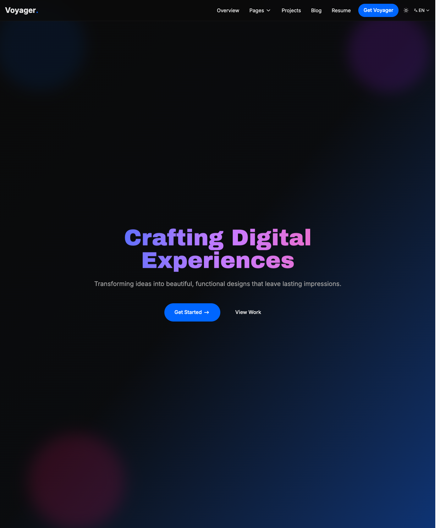 Screenshot of Voyager