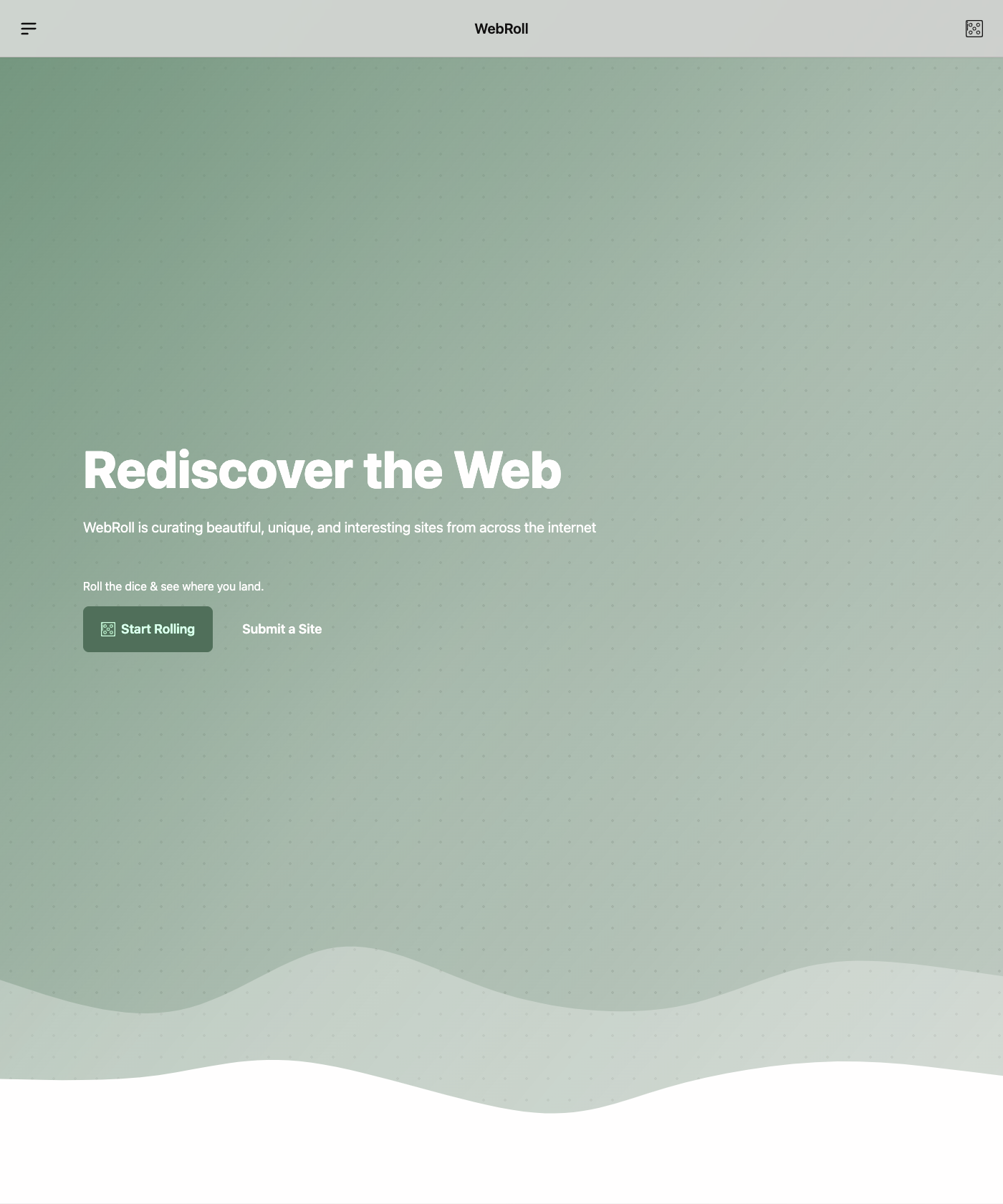 Screenshot of WebRoll