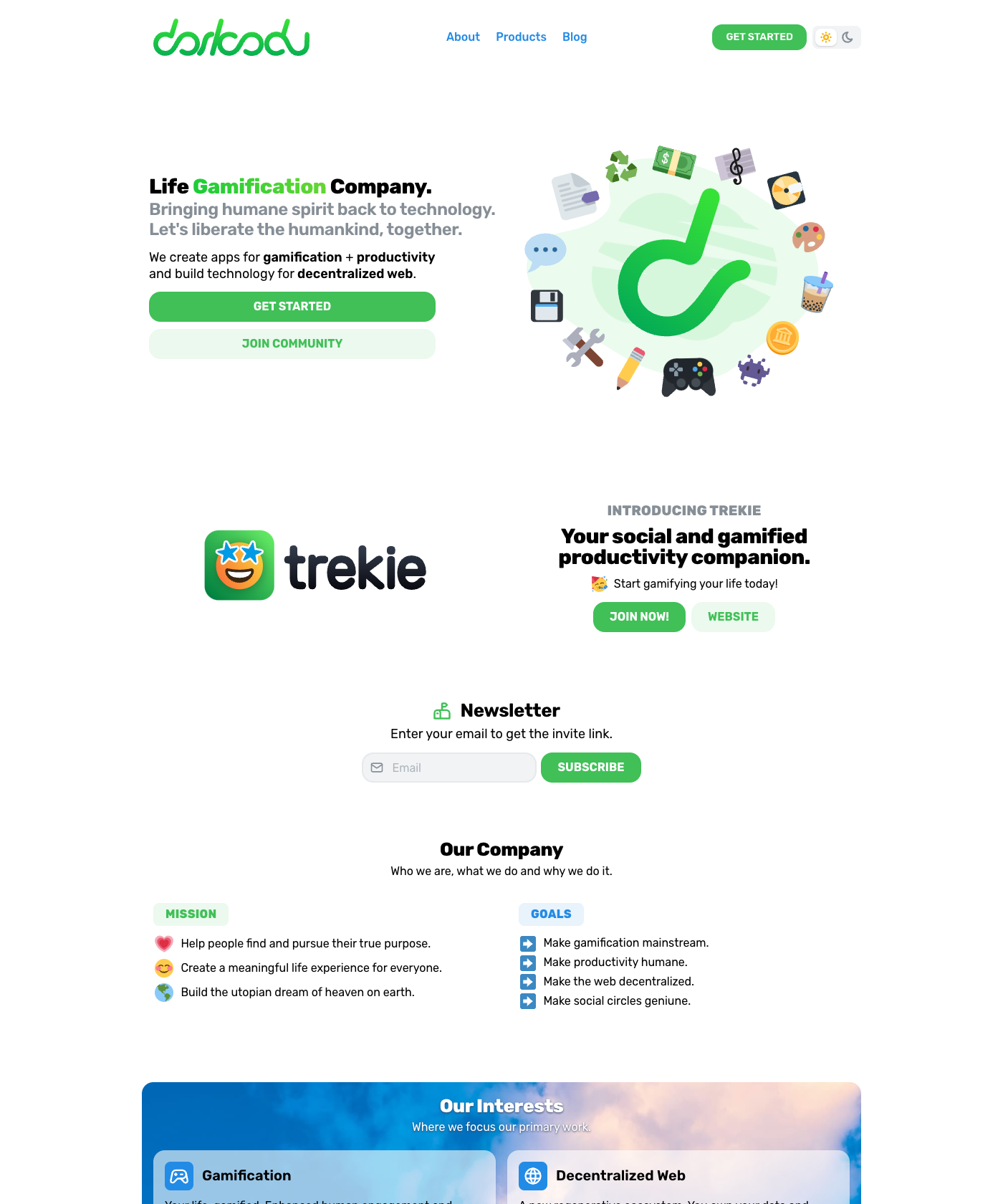 Screenshot of Astro Website