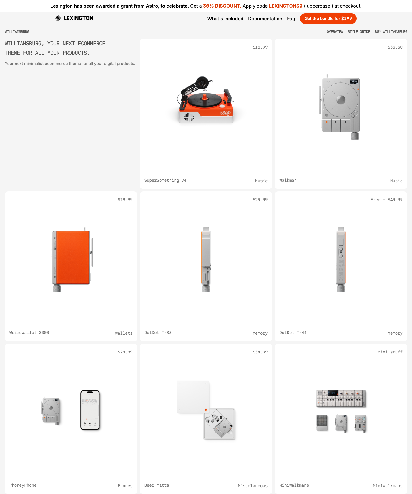 Screenshot of Williamsburg